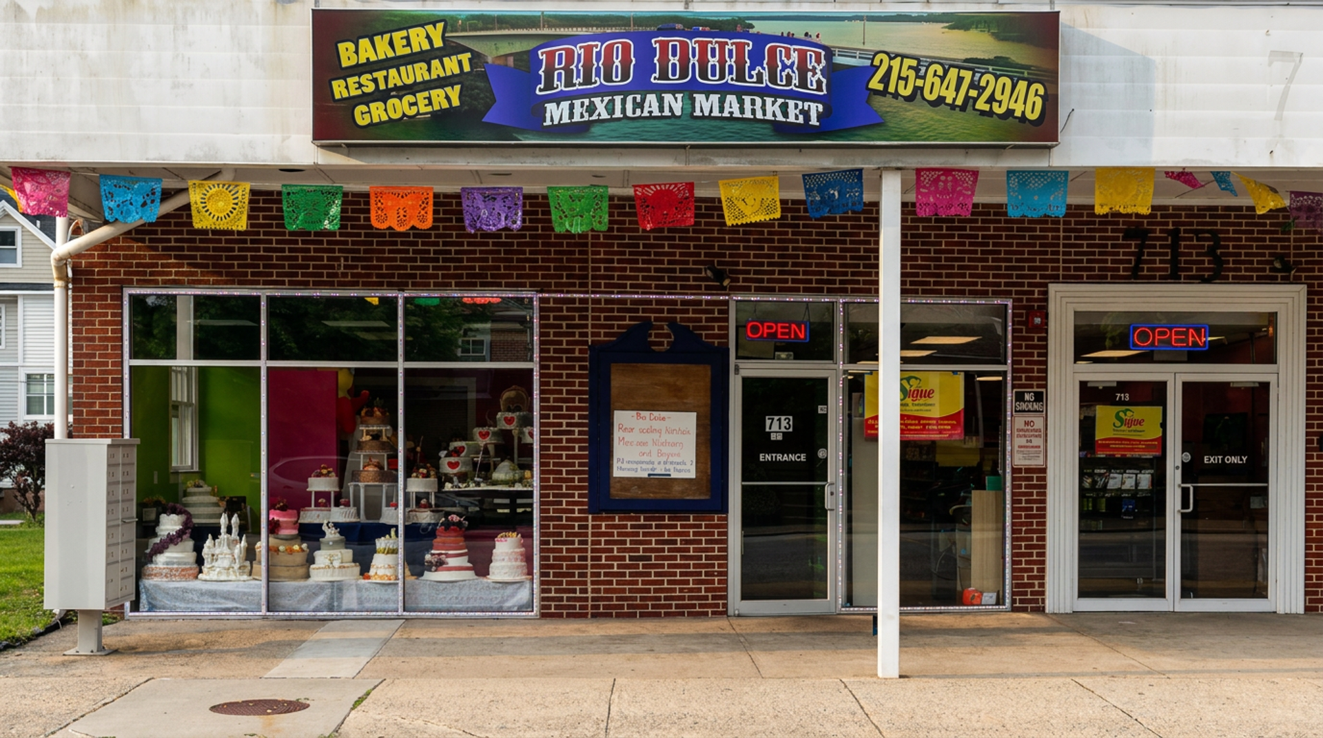 Market, kitchen and bakery on Main Street